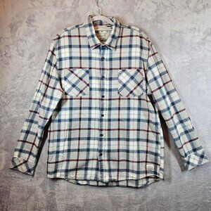 Quiksilver Modern Fit Plaid Flannel Shirt Mens XXL Gray Blue grey office casual